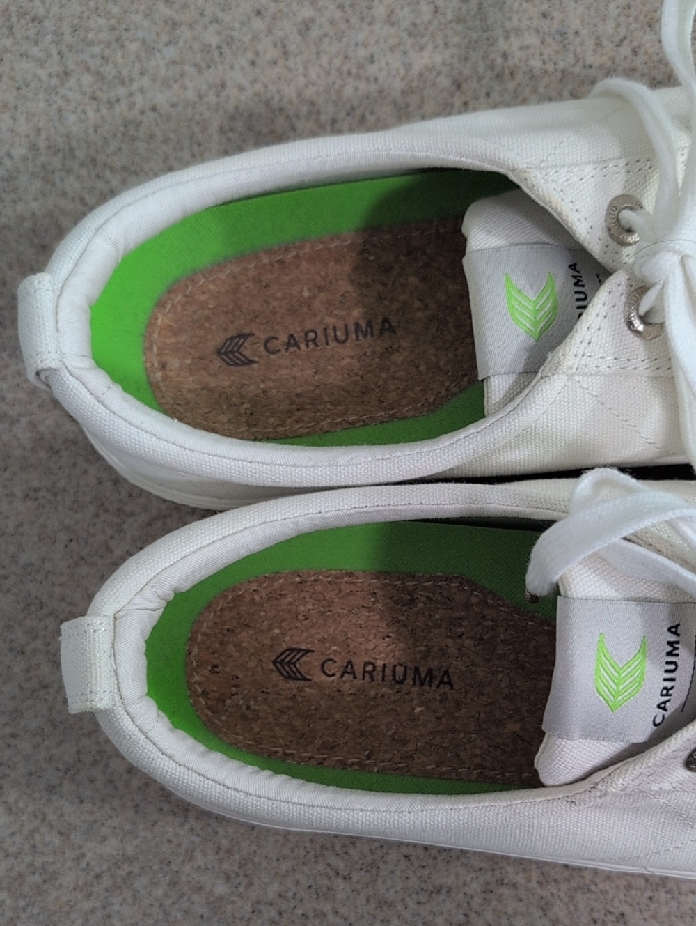 Cariuma White Sneakers, Gym Shoes, Canvas, Men's Size 12, Women Size 13.5 - Picture 8 of 12